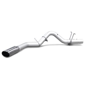 GMC Sierra 3500 Performance Exhaust - Single Rear Exit - Banks Power - Monster Exhaust System with Chrome SideKick Tip - Chrome - `17-`19